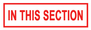 ’IN THIS SECTION’ 6’’x2’’ Aluminum Sign MADE IN USA - Fire Sprinkler 2’’x 6’’ Signs