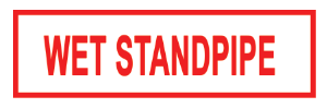 Standpipe Signage Essentials Value Pack - 2’’x 6’’ Aluminum - MADE IN USA