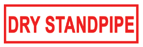 Standpipe Signage Essentials Value Pack - 2’’x 6’’ Aluminum - MADE IN USA